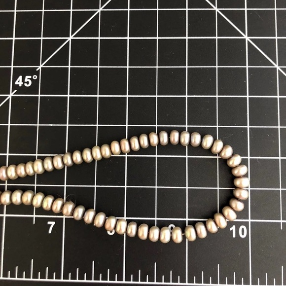 🔥 Vintage Deco Green Crystal Pendant Pearl Necklace 💚 - Picture 9 of 13